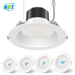 NGTlight Plafonnier LED encastré en aluminium moulé sous pression blanc 27W 36W 40W pour usage commercial, bureau à domicile et magasin - Product Image 1
