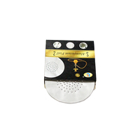 Feuille de feuille d'aluminium perforée de qualité alimentaire de 120 mm, directement de l'usine, pour accessoires de chicha