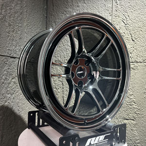 Rines RPF1 Negros Cromados Personalizados Roc de 18 y 19 Pulgadas, Monobloque Forjado, Ligeros JDM, 5x114.3 para Infiniti G35 Q50 - Product Image 4
