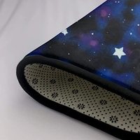 Tapis lumineux qui brille dans le noir, tapis de sol doux pour enfants, tapis de jeu antidérapant pour salon, tapis à imprimé étoile 3D