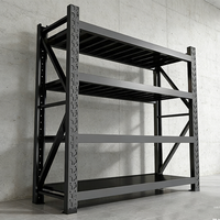 Étagères JZA 1200 1500 2000 mm, étagères métalliques réglables pour entrepôt, capacité de charge moyenne, étagère de stockage