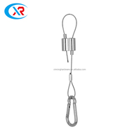 Kit de suspension de guirlande lumineuse moderne de pince de câble en boucle réglable de haute qualité pour lumières suspendues signées LED
