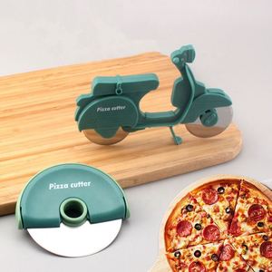 Motorcycle Circular Knife Roller Pie Double Wheel Pizza Cutter Creative Kitchen Tools - Product Image 2