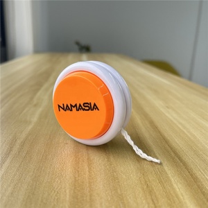 Yo-yo publicitaire personnalisé avec logo en une couleur, impression par tampographie, 5,7*3 cm, jouet magique à cordon, vente directe d'usine, coloré, best-seller - Product Image 4