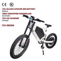 Vélo électrique THE CHUN 72V, pneus larges 26 pouces, tout-terrain, double moteur 20000W, vélo électrique de montagne pour adultes, EBIKE