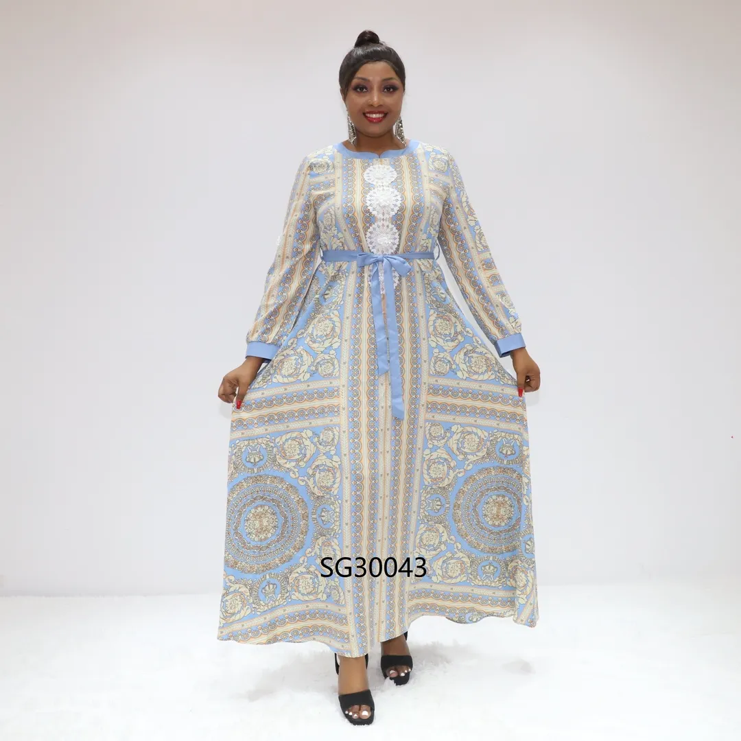 Thêu trang phục cafta abaya Flash bán AY thời trang sg30043 Tanzania quần áo kaftan