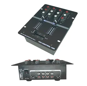 Mixer DJ 2 Saluran Penjualan Laris Harga Murah Grosir dengan Jack 1/4 Terhubung untuk Sistem Karaoke KTV