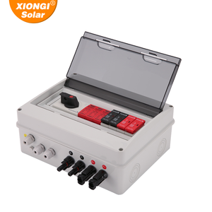 Kotak Kombiner DC XIONGISOLAR 2 Input 1 Output 1000V Tahan Air Luar Ruangan IP65 untuk Perlindungan Petir dan Lonjakan Arus PV Surya - Product Image 6