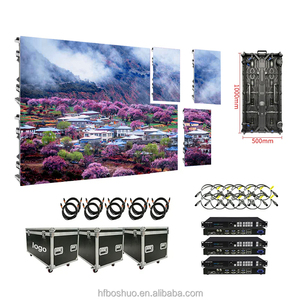Pantalla LED para Publicidad Interior <span class=keywords><strong>de</strong></span> Alta Calidad BOSHUO P3.91, Gráficos Dinámicos, Panel <span class=keywords><strong>de</strong></span> Video LED para <span class=keywords><strong>Alquiler</strong></span> - Product Image 1