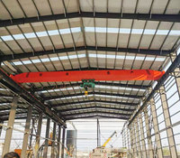 Pont roulant à double poutre de style européen Yiteng, 40 tonnes, avec palan électrique, composants essentiels du moteur, portée de 10 m, levage max. de 20 m