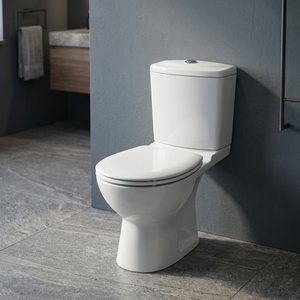 Ceramic Two Piece WC Water Closet Round Close Coupled Toilet Commode P <b>Trap</b> S <b>Trap</b> Dual Flush - Product Image 5