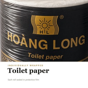 Papier toilette standard en rouleau, doux, en pâte de bois, emballé individuellement pour les hôtels, les bureaux, la vente au détail - Product Image 3