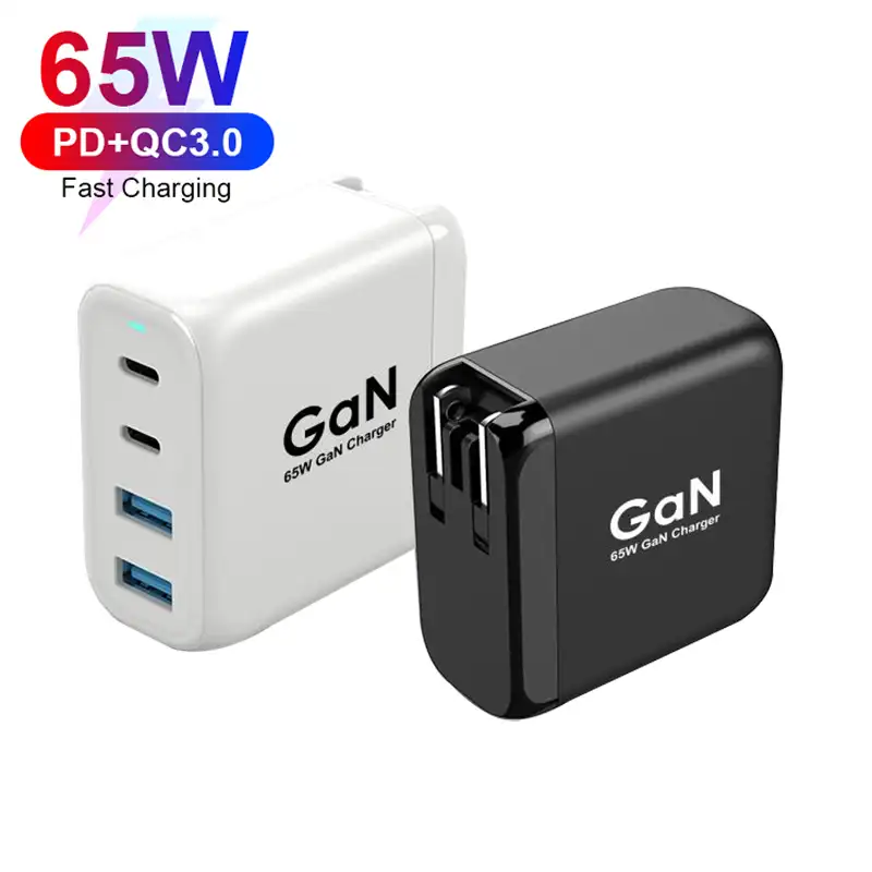 Завод 65W USB C настенное зарядное устройство GaN Tech адаптер для ноутбука мульти порты GaN адаптер питания для MacBook