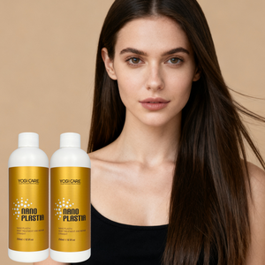 Tratamiento Capilar YOGI CARE con Tecnología Nano Plastia, Crema Capilar Herbal y Orgánica para Cabello Liso para Salón - Product Image 1