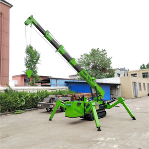 Derek perayap laba-laba dipasang truk, 3 <span class=keywords><strong>ton</strong></span> 10m 8ton 20m untuk penggunaan konstruksi - Product Image 3