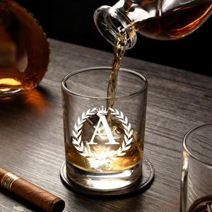 Copos de Whisky de Cristal Sem Chumbo com Logo Personalizado, Base Grossa, Capacidade de 301-400ml para Coquetéis, Brandy e Vinho - Product Image 4