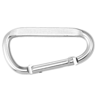 Mousqueton porte-clés à mousqueton de couleurs vives assorties pour le Camping, les voyages, les outils d'organisation, les Badges, les bouteilles d'eau et Ba