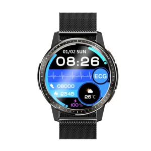 Hot Selling H9 Sport Smart Watch Ppg + Ecg Hartslagtemperatuur Detectie Polshorloges Fitness Tracker Smart Watch 2024