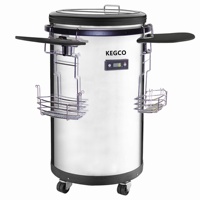 Fût de bière artisanale de 19 litres en acier inoxydable avec double poignée en caoutchouc Kegmaxs Chine, fût de bière de 5 gallons, fût de bière pression