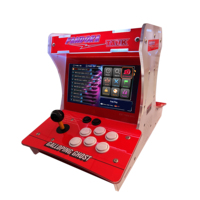 Игровой автомат G-006 Barton Arcade Set для 2 игроков, с монетоприемником, мини-кабинет, двойной экран, джойстик, настраиваемые английские классические игры