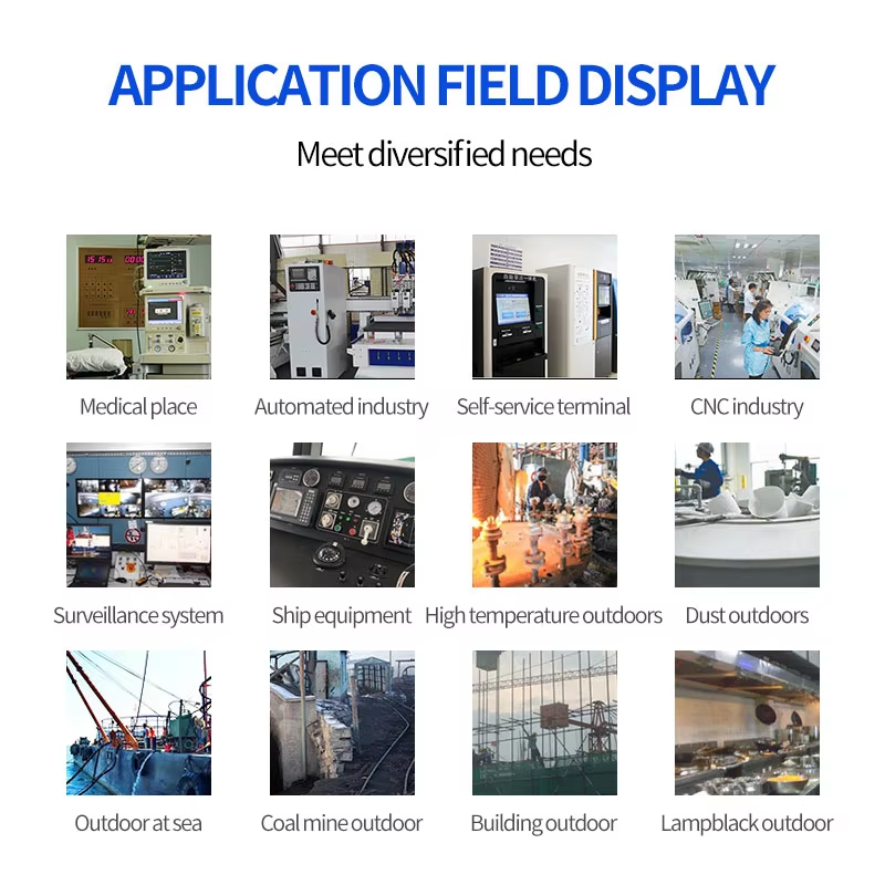 Industrial Capacitive Touch Panel PC 8-21 Inch Android Linux Wall-Mounted Embedded FCC CE for Factory Automation Kiosk