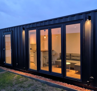 Maison conteneur 40 pieds Conteneur d'expédition préfabriqué Hôtel Maison conteneur préfabriquée Maisons modulaires de luxe