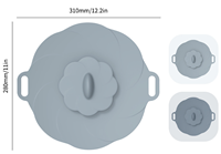 Couvre-casserole anti-débordement en silicone, qualité alimentaire FDA, sans BPA, résistant à la chaleur, pour casseroles, poêles, cuisine