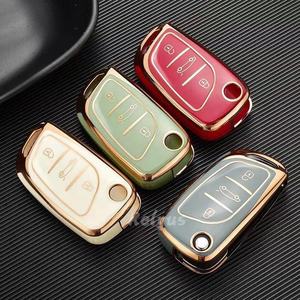 Couvercle de clé de voiture en Tpu universel, fabricant d'usine, pour <span class=keywords><strong>Peugeot</strong></span> <span class=keywords><strong>107</strong></span> 207 306 307 407 308 607 pour citroën C2 C3 C4 C5 C6 C8 Ds4 - Product Image 3