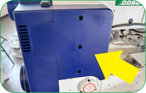 Máquina <span class=keywords><strong>de</strong></span> coser automática <span class=keywords><strong>de</strong></span> cama plana con puntada <span class=keywords><strong>de</strong></span> cubierta y interlock <span class=keywords><strong>serie</strong></span> DS-588, con motor paso a paso y cortahilos automático. - Product Image 5