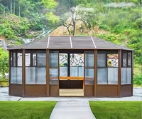 Les gazebos de jardin écologiques les plus populaires et les plus vendus de nos jours sont des pergolas en métal robustes et durables pour l'extérieur