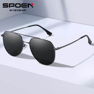แว่นกันแดด SPOEN รุ่น Pilot แบบเต็มกรอบ โพลาไรซ์ UV400 สำหรับผู้ชาย ขับรถ - Product Image 1