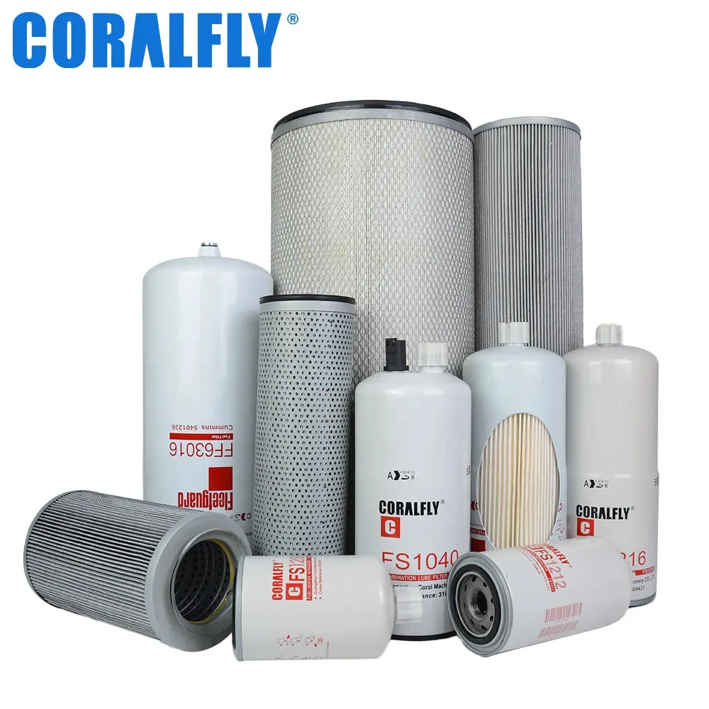 Масляный фильтр Coralfly для дизельного двигателя LF9001 LF670 LF654 LF16015 LF3349 LF9009 LF670 LF14000nn LF3000, фильтры Fleetguard