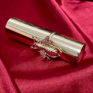 Wadah tabung berlian imitasi lipstik emas penjualan laris - Product Image 3