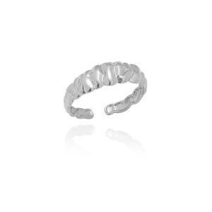 Non-fading Gold Plated Stainless Steel INS Punk <b>Opening</b> <b>Ring</b> For Women Men - Product Image 1