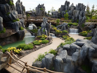 Inspiration Paysage personnalisé Architecture GRC extérieure pour les attractions paysagères Conception architecturale