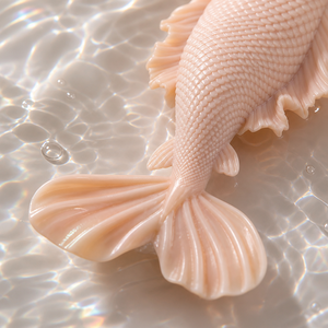 Muñeca Bebé <span class=keywords><strong>Sirena</strong></span> Reborn de Silicona de 12 Pulgadas, Muñeca Realista Dormida con Cola de Pescado Tejida y Cama de Concha, Regalo para Niños - Product Image 6