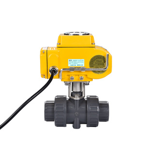 Vanne à boisseau motorisée en PVC de 2 pouces pour traitement de l'eau, 110 V, à trois voies, pour piscine, personnalisable OEM, vente en gros - Product Image 6