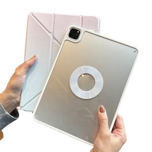 เคสแท็บเล็ตพับได้ Y แบบหมุน720ไล่ระดับ<span class=keywords><strong>สี</strong></span>สำหรับ <span class=keywords><strong>iPad</strong></span> <span class=keywords><strong>Air</strong></span> 4/<span class=keywords><strong>5</strong></span>/6 | Pro | 7/8/9ฝาครอบป้องกันโปร่งใสเคสแข็งแม่เหล็ก - Product Image 1