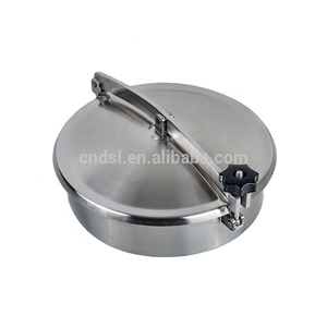 Sanitari in acciaio inox lucidato a specchio per il carro armato manhole cover manway - Product Image 3