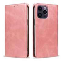 Funda Tipo Cartera de Cuero PU Premium para iPhone 15 Pro Max - Funda con Soporte para Teléfono, Ranuras para Tarjetas, Cierre Magnético y Protección Contra Impactos