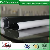 Rouleau de bannière en PVC Lona 13oz, impression numérique, dos noir imperméable, résistance aux intempéries 3 ans, matériau plastique Flex Frontlit