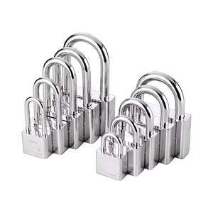 Stainless Steel 304 Marine Short Shackle Safety Padlock Outdoor Waterproof Rust Proof Anti Pry Door <strong>Lock</strong> 40mm Ship Boat Hardware - Product Image 2