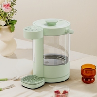 Bouilloire électrique à usage domestique avec contrôle de température constant, corps en verre, pour la maison et le bureau