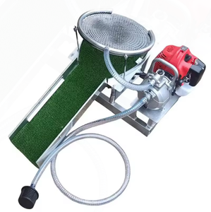 Schermo a Trommel Mobile alimentato da motore e sistema di chiusa con capacità di 2-3 tonnellate/giorno per l'impianto di lavaggio dell'oro in loco - Product Image 1