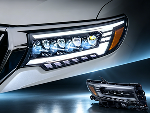 Phares de voiture LED à longue durée de vie, phares avant universels pour voiture, accessoires LED pour Land Cruiser Prado 2018+ - Product Image 1