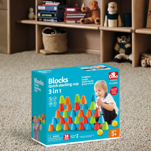 <span class=keywords><strong>3</strong></span>-in-1 plastic stapelbeker voor kinderen, 38-delig educatief speelgoed - Product Image 3