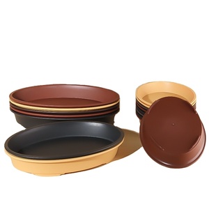 Maceta de Resina de Gran Calibre para Suculentas, Recipiente Ovalado Poco Profundo para Plantas Hidropónicas, Sin Perforaciones, para Jardín, Hogar y Exteriores - Product Image 1