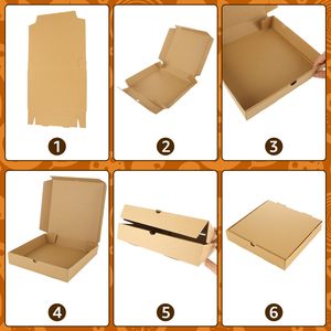 Tùy chỉnh lớn xách tay vuông tông mỡ kháng sóng Cookie bánh pizza hộp giấy - Product Image 2