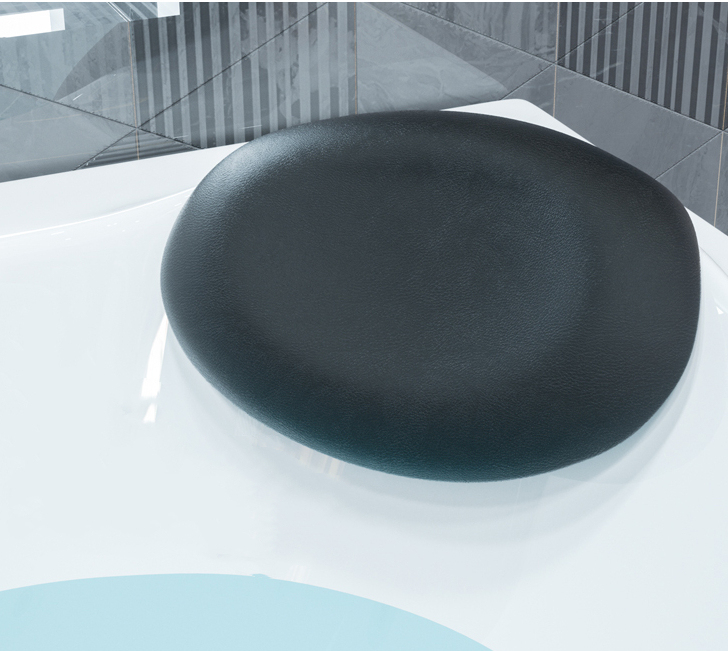Baignoire d'angle en verre, douche à Jet d'air, bain de Massage pour Spa avec marches