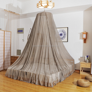 Dormez plus en profondeur et sans insectes | BLOQUER l'auvent de <span class=keywords><strong>lit</strong></span> en fibre d'argent EMF pour une protection totale contre les CEM et les moustiques toute la nuit - Product Image 4